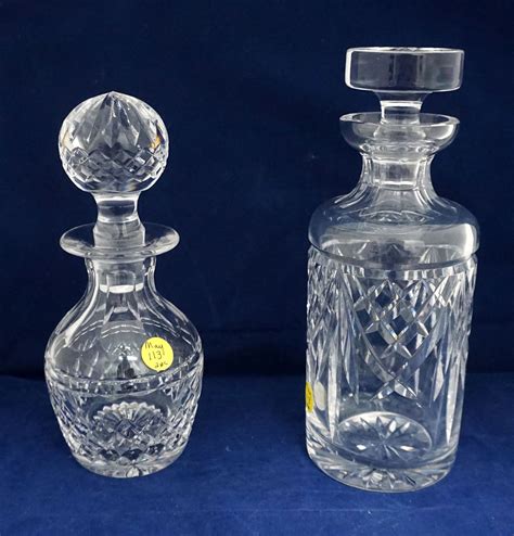 tudor crystal decanter.